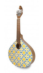 Guitarra Portuguesa - Modelo Lisboa Pintada à Mão - Azulejo (GF AZULEJO HP LS)